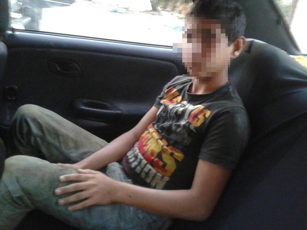 הנער בן 14 שנתפס נוהג ללא רישיון (דוברות המשטרה)
