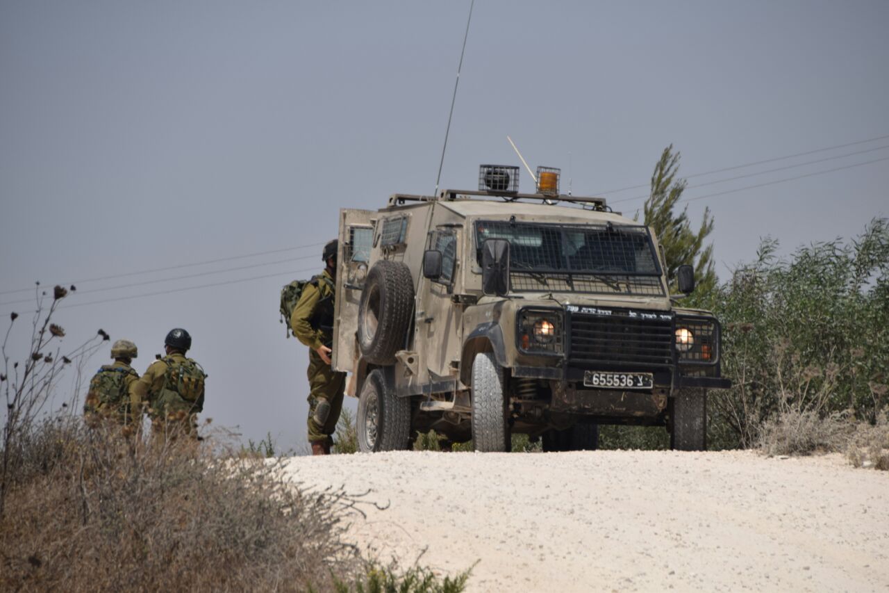 צה"ל שחרר ערבים מעזה סמוך לעפרה