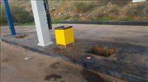 הפקרות: בדואים 'פירקו' תחנת דלק בבקעה