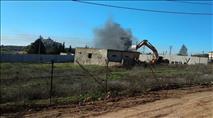 בית אל: תושבים הרסו מבנה ערבי במקום החדירה