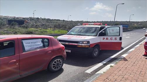 האמבולנס שהתנגש ברכבו של בן דוד