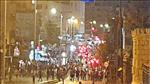 ירושלים: עשרות ערבים השליכו אבנים לעבר שוטרים והציתו מכולה