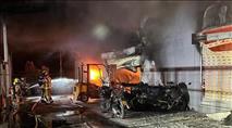 הפרוטקשיין בגליל: בית עסק נשרף והבעלים נפגע קשה