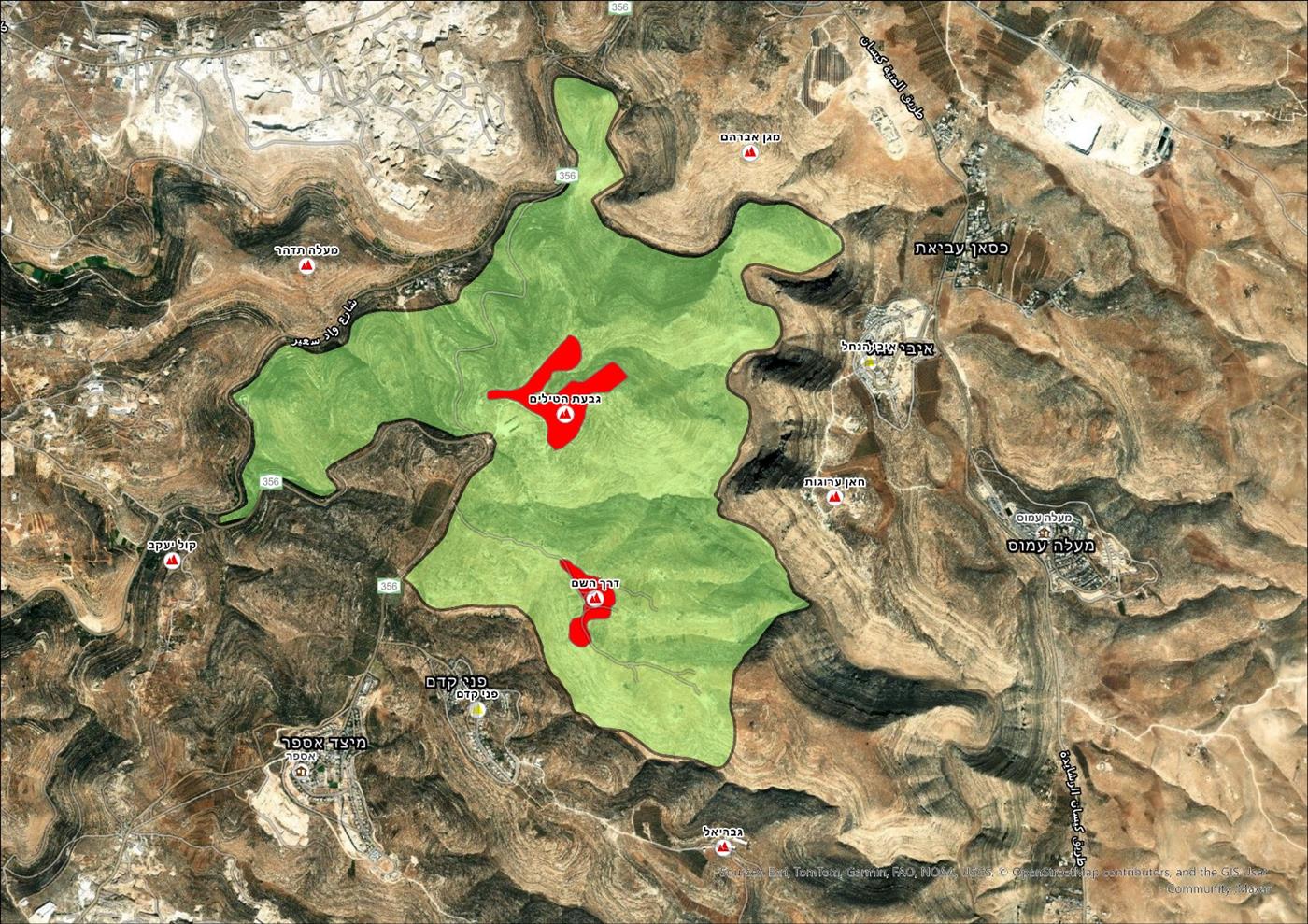 השטח המדובר