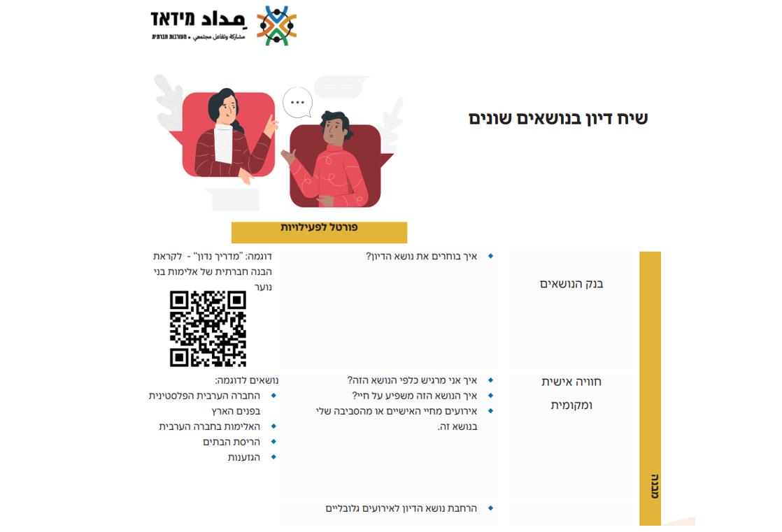 "החברה הערבית הפלסטינית בפנים הארץ"