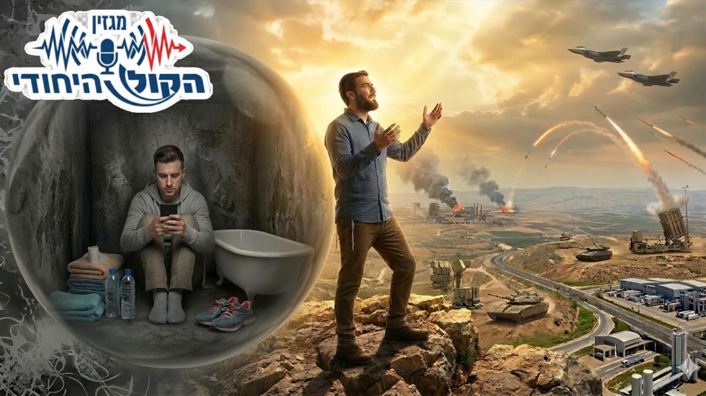 או שאומרים תודה לה', או שנתפסים השרירים בדרך לממ"ד