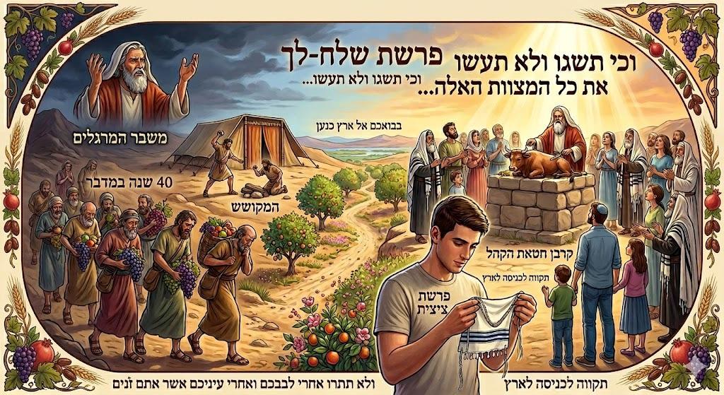 פרשה בכותרות: פרשת שלח – וכי תשגו