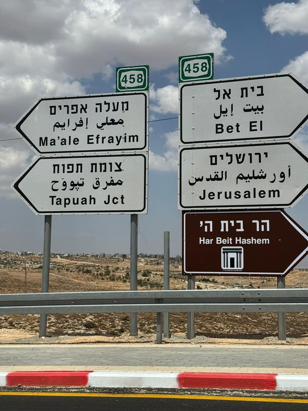 שלט הכוונה להר הבית