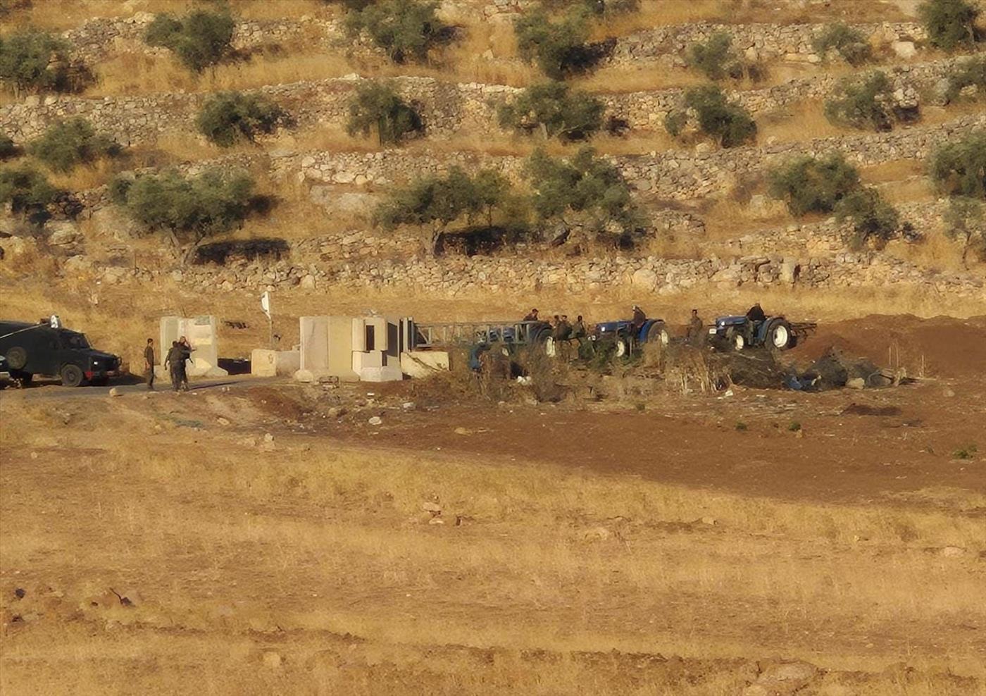 לאחר הצתת הענק: כוחות מג"ב הגיעו לאבטח חריש של ערביי אל-מוע'ייר