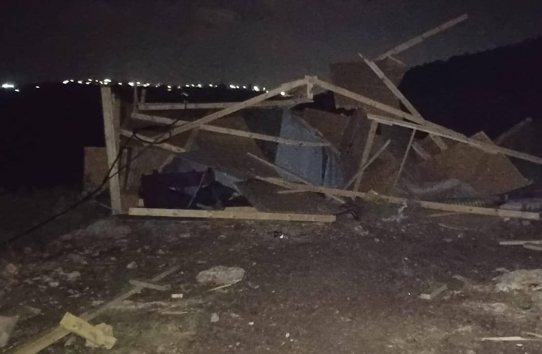 שוב הרס הלילה בשומרון: גבעת "עורה ישראל" הוחרבה כליל