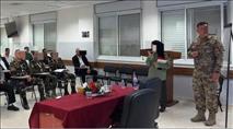 הנספח הצבאי הטורקי הרצה לקציני הרש"פ על שיטות הלחימה של המורדים בסוריה