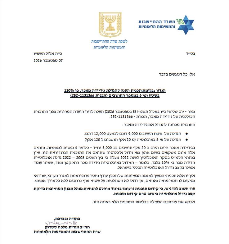 המכתב של השרה סטרוק