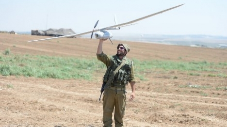 חיל האוויר הפיל מזל"ט של חמאס
